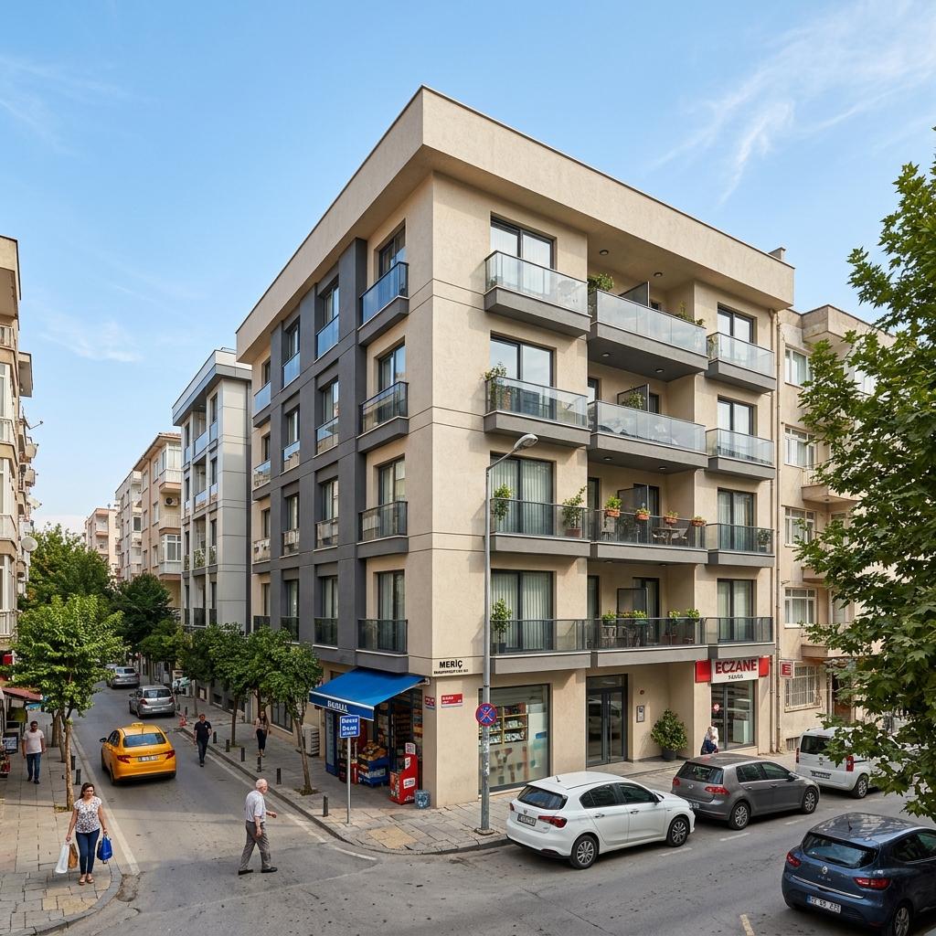 Korkmazlar Yapı — kentsel dönüşümle yenilenen modern bina